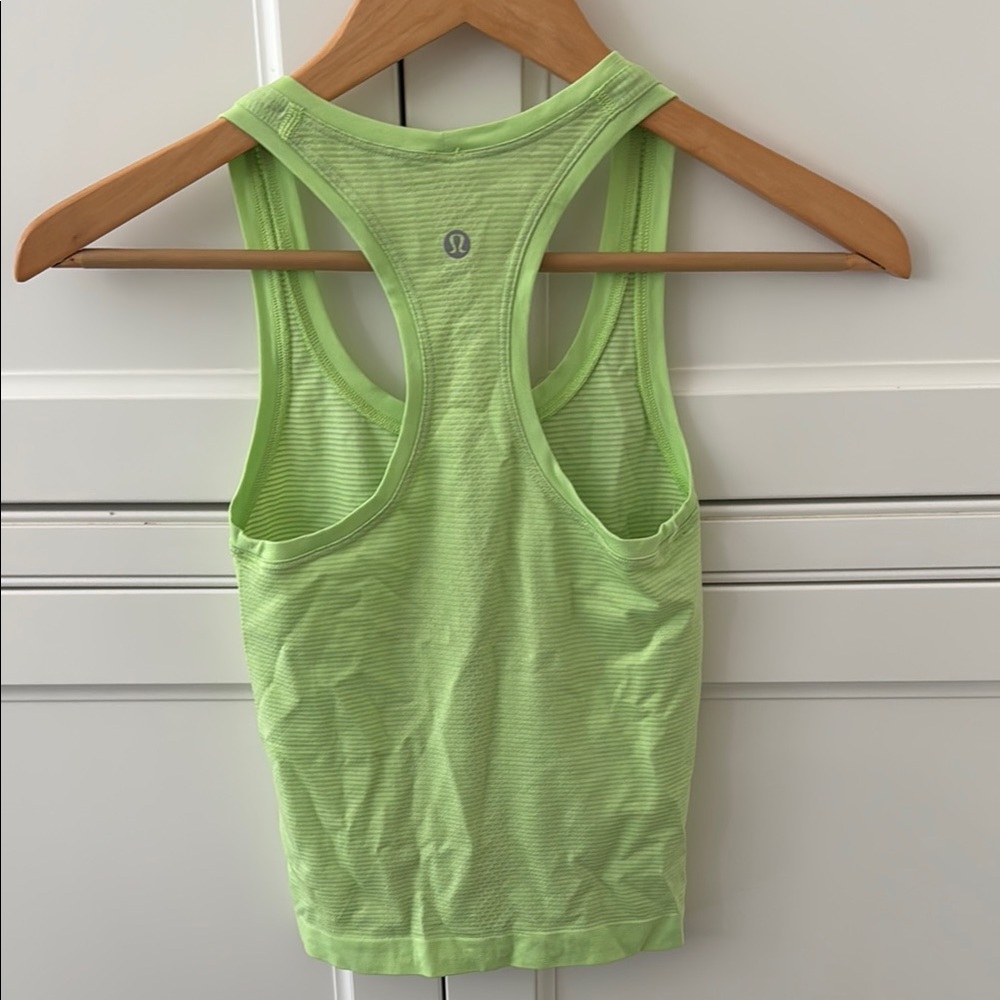 lululemon athletica Lime Green Racerback Tank